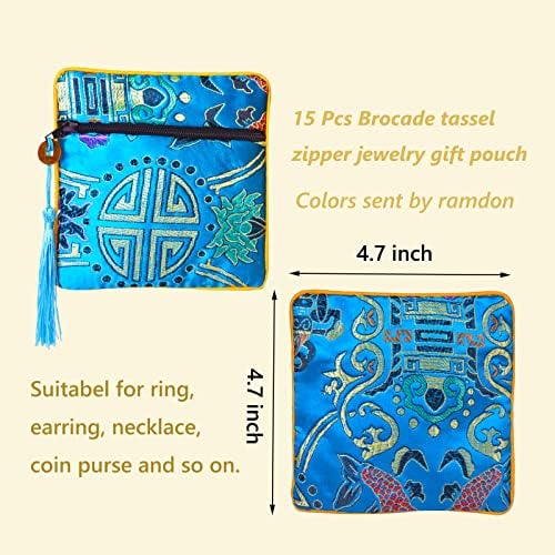 15 kom nakit svilena torbica torbica brokatne poklon vrećice mješovite boje