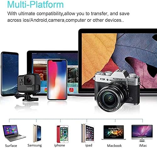 BoxWave Smart Gadget kompatibilan s LG Gram 17 - AllReader SD čitač kartica, MicroSD Reader SD Compact USB za LG Gram 17