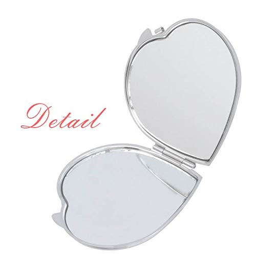 Alžir šminka scriang ogledalo ogledalo putovanja povećava prijenosni ručni džepni šminka
