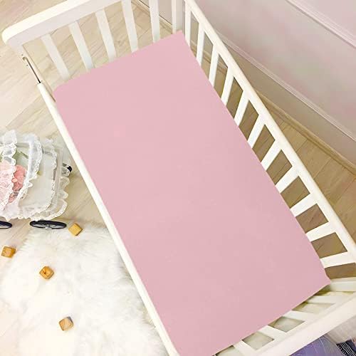 Playard list, ružičasti 01 Crib list za standardnih krevetića i madraca za malu djecu, 28x52 inča