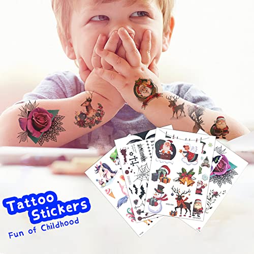 16 listova kreativne naljepnice za privremene tetovaže, 4 postavljene lažne privremene naljepnice za tetovaže, za djecu tetovaže