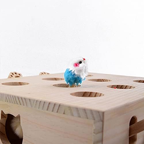 NC Catnip punjena čvrstog drveta Hamster Cat Toy Interactive Cat Toy Toy zalihe
