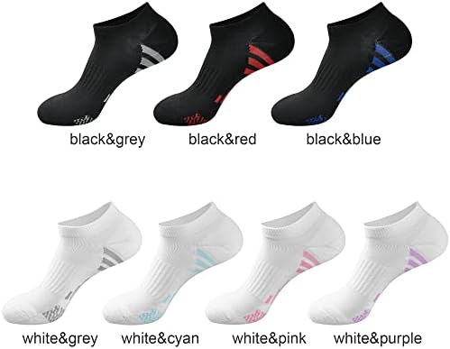 Ecoey Nema show jastuka atletskih čarapa za muškarce i žene 6 parova