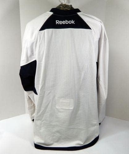 Igra New York Rangers koristila je bijelu praksu Jersey Reebok 58 DP32405 - Igra korištena NHL dresova