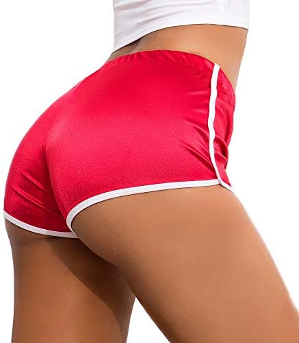 Ženske seksi plijene kratke hlače retro duphin kratke hlače Sportska joga teretana koja trči vruće hlače