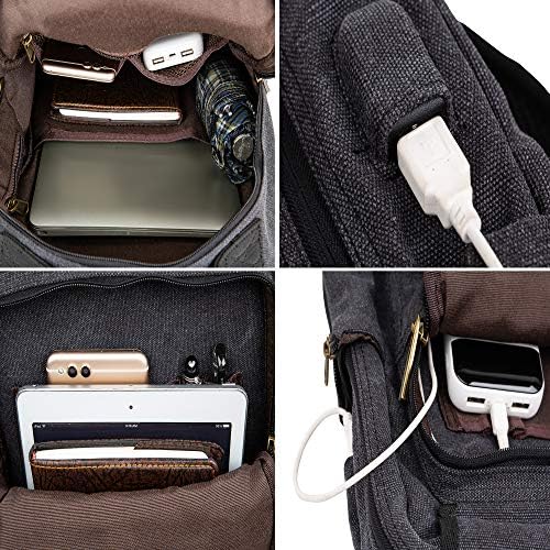 Nicgid Sling torbe ruksaci na ramenu u prsima, 13.3 '' 14.1 '' 'Laptop Ruksak Crossbody Messenger vrećice Putovanje vanjskim