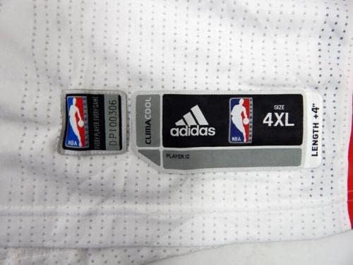 2010-11 Detroit Pistons Ike Diogu 50 Igra izdana bijelog Jerseyja MR D P 4xl4 0 - NBA igra se koristila