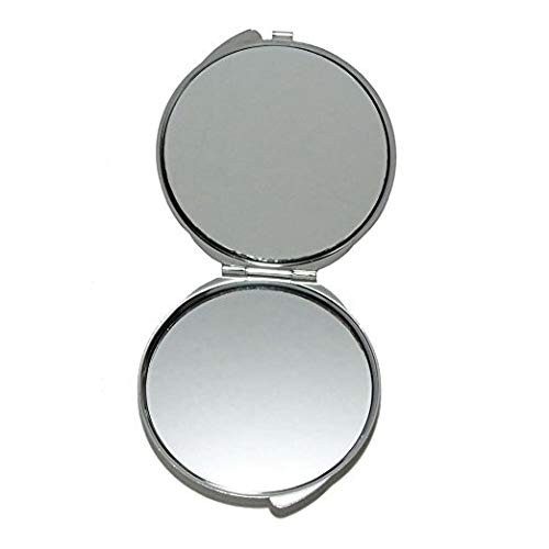 Ogledalo, putno ogledalo, Džepno ogledalo s temom sipe, prijenosno ogledalo s 1-inčnim 2-strukim povećanjem