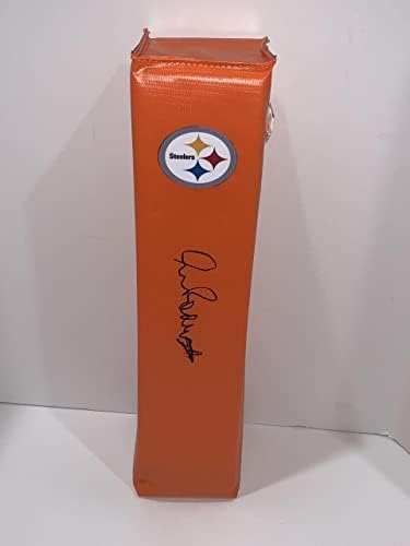 Art Rooney Jr potpisao je touchdown Pylon Pittsburgh Steelers nogomet Jr. JSA CoA - Autografirani nogomet