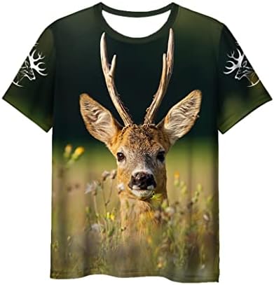 Keusyoi Summer Tracksuit 3d puni tisak majice za lov na muškarce s dva komada dvodijelne muško odijelo