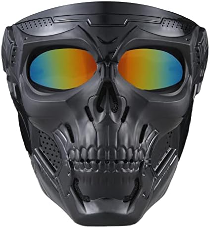 Airsoft maska ​​Paintball Mask taktička maska ​​s punim licem prikladna za ATV motociklističke biciklističke skijaškog skijanja