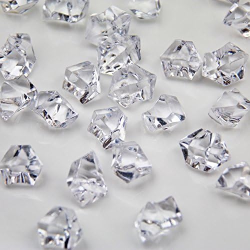 Welmatch Mix Boje akrilne ledene stijene kristali za blagom za rast stola, punila za vaze, vjenčanje, banket, zabava, događaj,