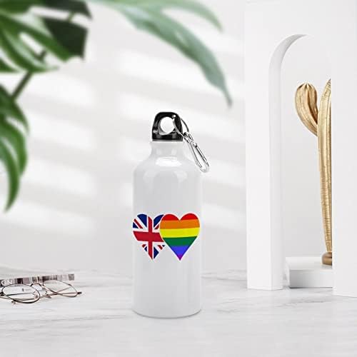 UK British and LGBT zastave aluminijska boca za vodu putničke šalice Procurivanje metalnih sportskih boca 600 ml