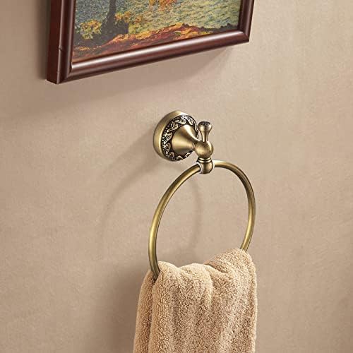 Leyden mesingani držač toaletnog papira, antikni ručnički prsten retro držač ručnika za ručni ručnik za rolanje papira za