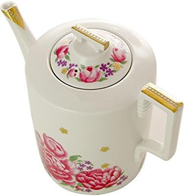 Porculanski čaj Lomonosov Porculanski set 6/20 Romantični datum: lonac za čaj, zdjela šećera, 6 šalica s tanjurima, 6 tanjura