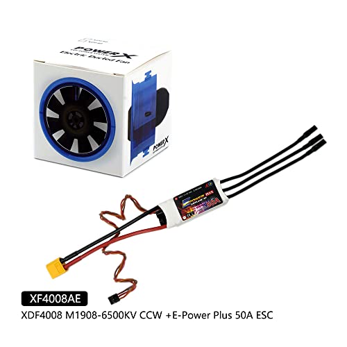 Električni ventilator XDF4008 M1908-6500KV CCW s 50A ESC