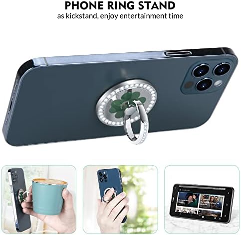 Dijamantni držač prstena-stalak za mobilni telefon abound Cink legura about petlja za hvatanje prstena za prst, 360 about