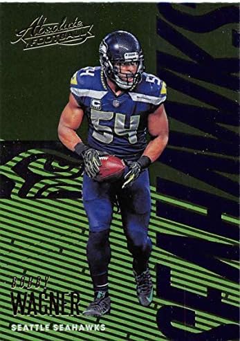 2018. Apsolutni nogomet 91 Bobby Wagner Seattle Seahawks Službena NFL trgovačka karta koju je napravio Panini