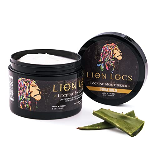 Lion Locs Firk držite kosu za zaključavanje kose Dreadlock Gel krema za straha, pletenice, braidlove, brave, blokade, sestrine,