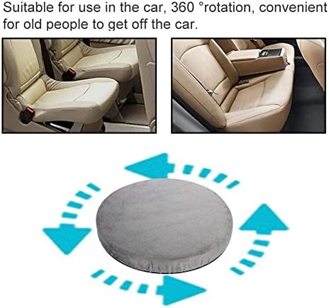 Jastuk za okretni autosjedalica Yuyte, jastuk za rotaciju od 360 stupnjeva, Comfort Deluxe gel okretni jastuk za sjedalo