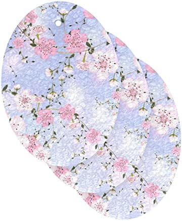 Alaza ružičasta cvjetanja cvijeta Sakura cvijet cvjetne prirodne spužve kuhinja Celuloza spužva za jelo za pranje kupaonice