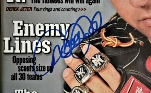 Autogram Dereka Jetera u časopisu 26.03.2001.
