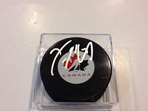 Vincent Lecavalier potpisao je hokejaški pak s kanadskom reprezentacijom s autogramom-NHL Pakovi s autogramima