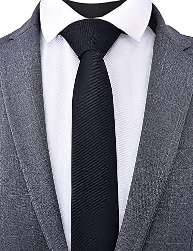 2,4 (6 cm) obična jednobojna mršava kravata jednostavna tanka kravata za muškarce