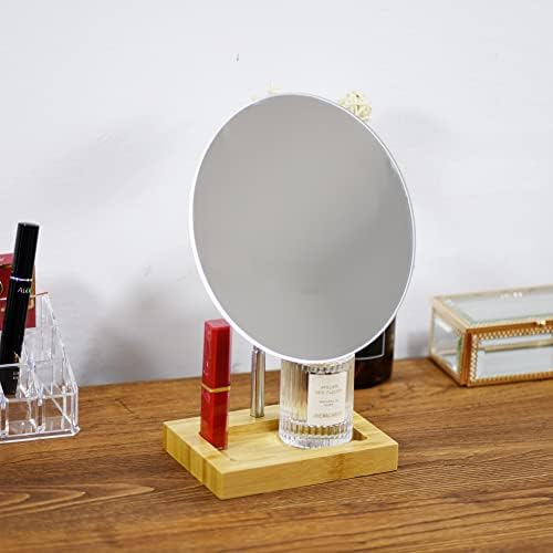 Stolno ogledalo od 360 stupnjeva, Ogledalo za šminkanje bez okvira, Fleksibilno ogledalo za šminkanje za brijanje, podesivo
