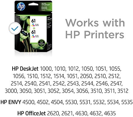 HP-ovi ispisni ulošci 61/2 | Trobojni | Kompatibilan s HP DeskJet 1000 1500 2050 2500 3000 3500 serija HP ENVY 4500 5500