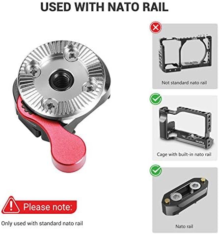 SmallRig Brzo otpuštanje rozete, adapter za rozete do NATO stezaljke za ručicu ručice za Arri Standard, DIY kameri - 2046