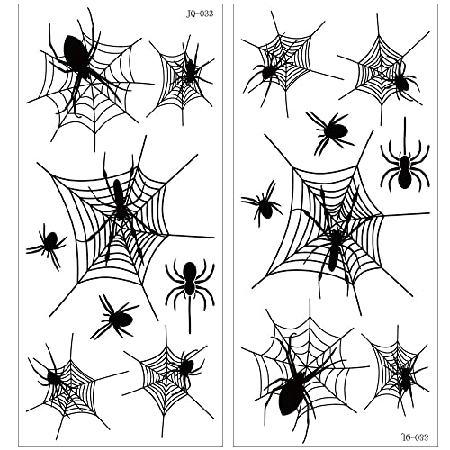 Halloween pauk privremeni tetovaža horor realistični pauk i pauk mreža privremena tetovaža lica