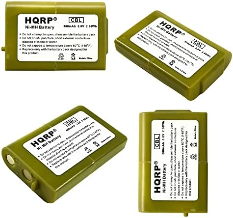 HQRP 4-pack bežična baterija telefona kompatibilna s Panasonic HHR-P103 / HHRP103, HHR-P103A / HHRP103A, tip 25, KX-TCA158,