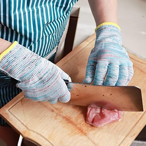 GECP rez otporne rukavice, HPPE razina 3 Zaštita 3, kuhinjske radne rukavice za rezanje mesa 3 parove veličine s-xl