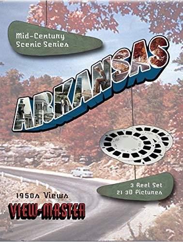 Arkansas - 1950 -ih 3D SIDSIJSKI SERIJSKI SERIJA - Classic Viewmaster - 3 set koluta