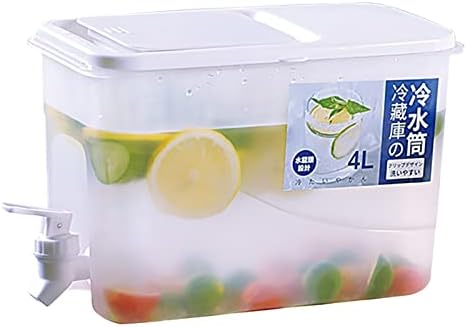 Plastični raspršivač pića 4L hladnjak Doparnici za pića hladni čajnik s uklonjivim filtriranim pločama Spigot voćni čajnik