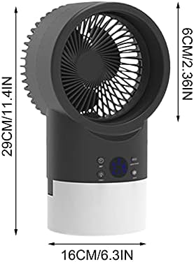 Prijenosni izmjenični klima uređaj, multi-boja LED svjetla Multifunkcionalna mala električna ventilator prijenosni zračni