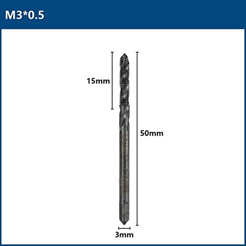 Navoj Dodirnite M3 M4 M5 M6 M8 M8 M10 METRIČKI SPIRALNI STROJ STRIČKI TALK Alat za navođenje nitrida Nitrid obloženi vijak