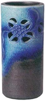 ヤマ庄 陶器 陶器 陶器 Shigaraki Ware Turkey Hydrangea Rezbed Stand Stand, 約径 21,5 × 高 46,0 cm, plava itd.