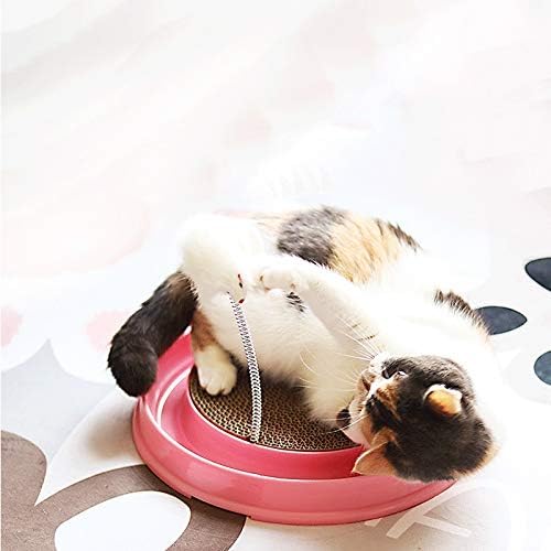 ; Izdržljiva interaktivna igračka za mačke od valovitog papira grebalica za mačke prostirka za kućne ljubimce vježba za vježbanje