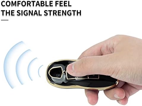 SK Custom Black TPU Gold Edge Smart ključ za zaštitni poklopac kućište kompatibilno s Porsche Macan Cayenne Panamera 911