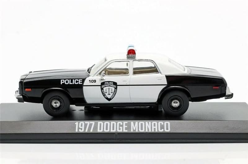 Greenlight 1977 za Dodge Monaco - Policijska uprava Grad Roseville 1/43 Diecast kamion unaprijed izgrađeni model