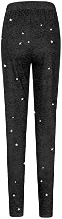 Iius božićne gamaše ženske ultra meke četkane gamaše xmas drveće hlače visokog struka trening casual zabave hlače