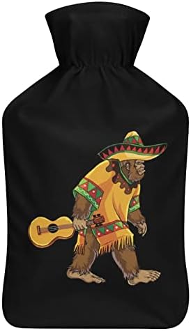 Bigfoot Sasquatch Meksička boca s toplom vodom s poklopcem Slatka gumena vreća s toplom vodom Topla boca za vodu za kauč