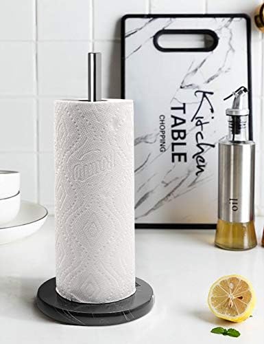 Topsky papirnati držač za ručnike stalak countertop - mramorni izgled kuhinja stojeći stalak za dodjelu ručnika s ponderiranom