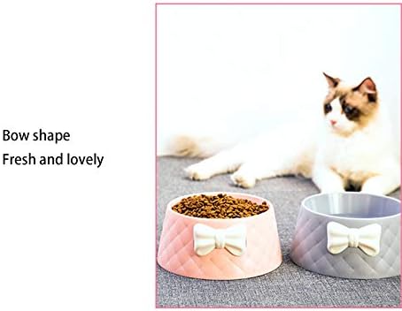 Zdjela za mačke Protuklizna višenamjenska posuda za vodu za kućne ljubimce keramička posuda za vodu koja se ne prolijeva
