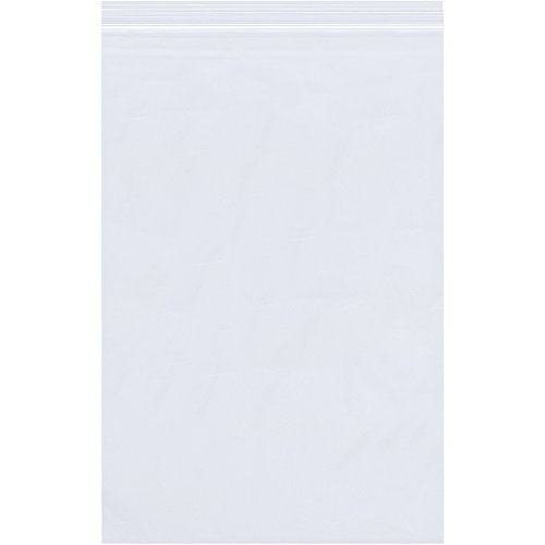 Poli vrećica momak 2 x 4, 4 mil teške pisanje bijelog blok-patentnih zatvarača Reclosable Plastic Poly vrećice