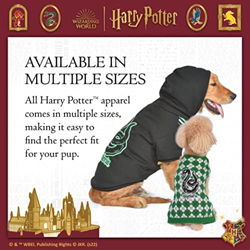 Harry Potter: Slytherin kućni ljubimci s faux šal - x -large | Harry Potter pribor za pse | Harry Potter pribor za pse za