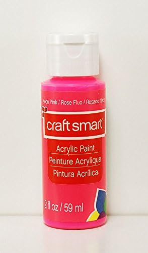 Craft Smart akrilna boja 2 fl.oz. 1 boca neon ružičasta