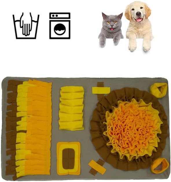 Batrc Lynlyn njuškaju pad pse PUZZE igračke za njuškanje pokrivača Interactive Interactive Pet Miris jastučića Flower Fleece